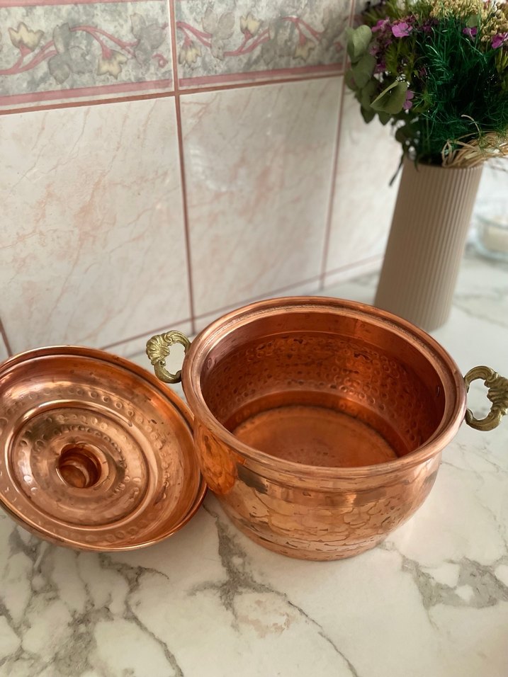 Bakır güveç tencere - Görsel 2