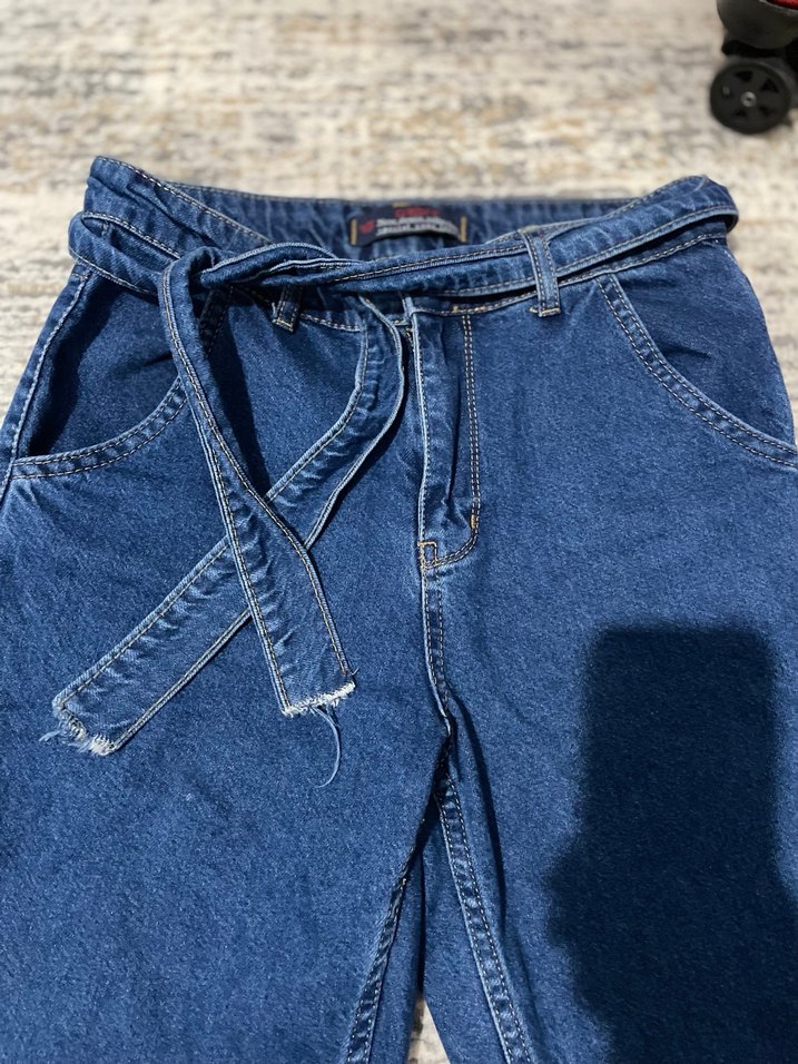 Kemerli kot jean - Görsel 2