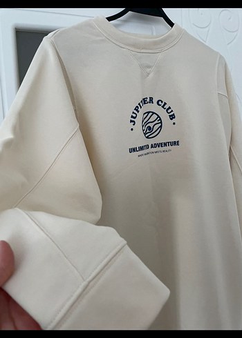 be blue Pamuklu Kadın Sweatshirt