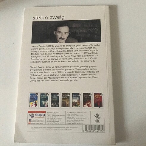  Stefan Zweig/Yakıcı Sır
