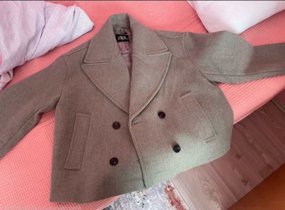 zara kruvaze kaban - Görsel 3