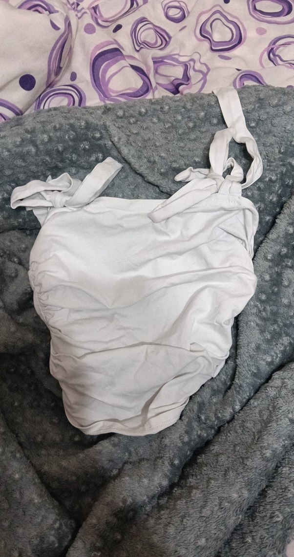 Beyaz Keten Askılı Midi Büstiyer - Görsel 2