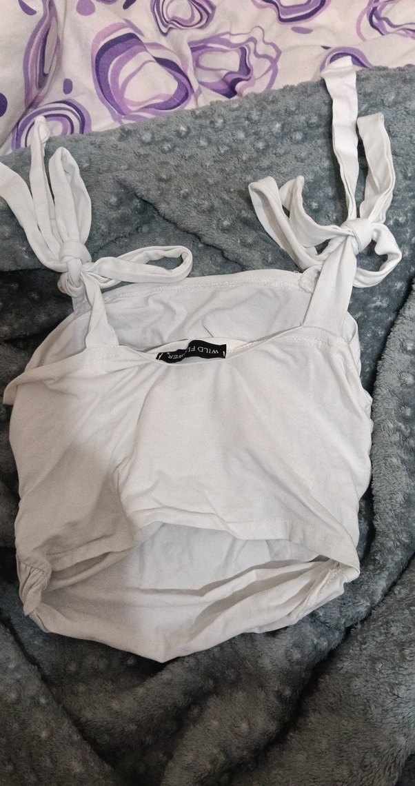 Beyaz Keten Askılı Midi Büstiyer - Görsel 3