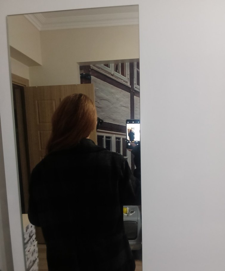 Siyah Kürklü Midi Goth Kadın Kaban - Görsel 3