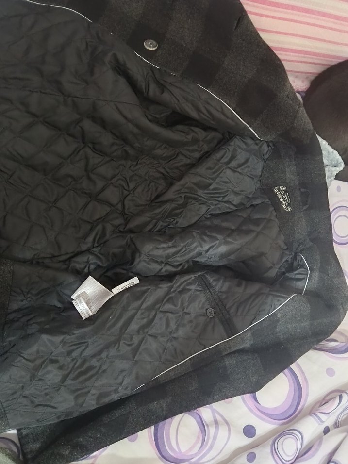 Siyah Kürklü Midi Goth Kadın Kaban - Görsel 4