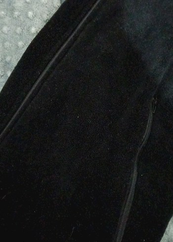 Siyah Fermuarlı Erkek Polar Sweatshirt - Görsel 2