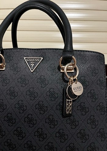 Guess Guess Siyah Deri Kadın İş Çantası