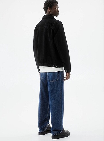 Pull and Bear Pull&bear Yünlü Denim Ceket