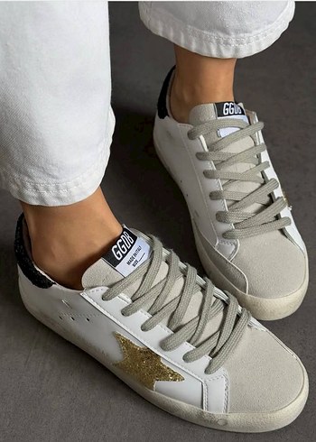 Golden Goose Deluxe Golden Goose Deluxe Beyaz Kadın Sneaker