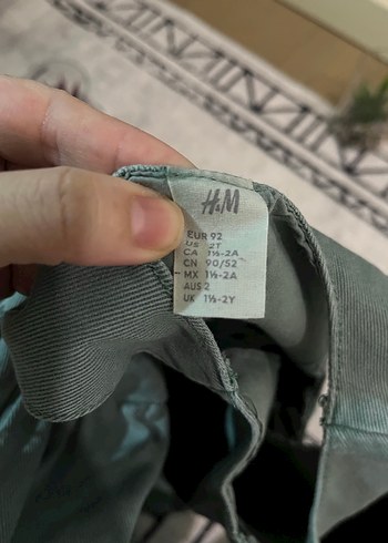 HM Kız Çocuk Keten Düğmeli Salaş Elbise - Görsel 3