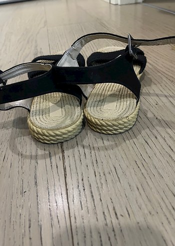 Dolgu Topuklu Kadın Sandalet 37 no - Görsel 4