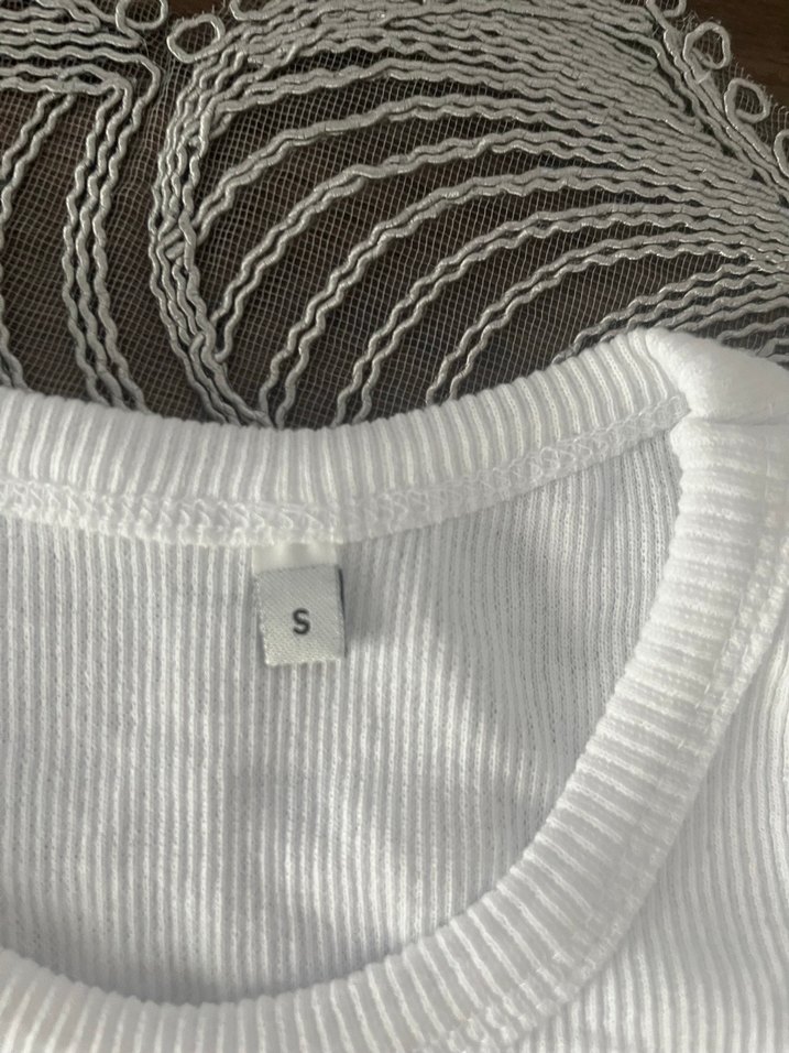 Beyaz Kadın Pamuklu Atlet - Görsel 3