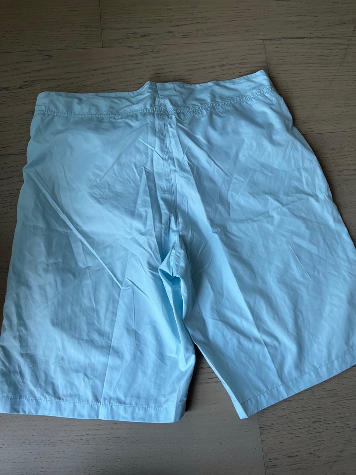 Erkek Mavi Midi Boy Rahat Yüzme Şortu - Görsel 2