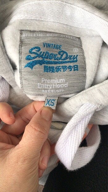 xs Beden Superdry orjinal kapüşonlu sweat