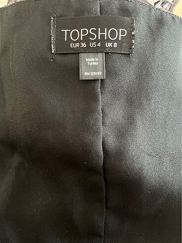 s Beden Topshop elbise s beden