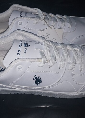 43 Beden U.S. Polo Assn. Lee Beyaz Erkek Sneaker