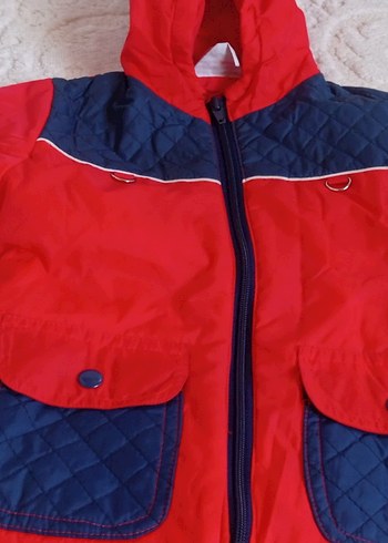 Erkek Çocuk Renkli Fermuarlı  Montu - Görsel 2