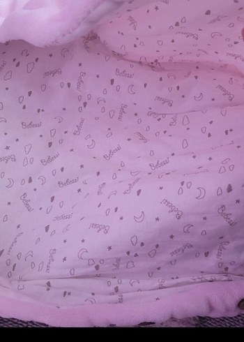 Pembe Kürklü Kız Bebek Tulumu - Görsel 5