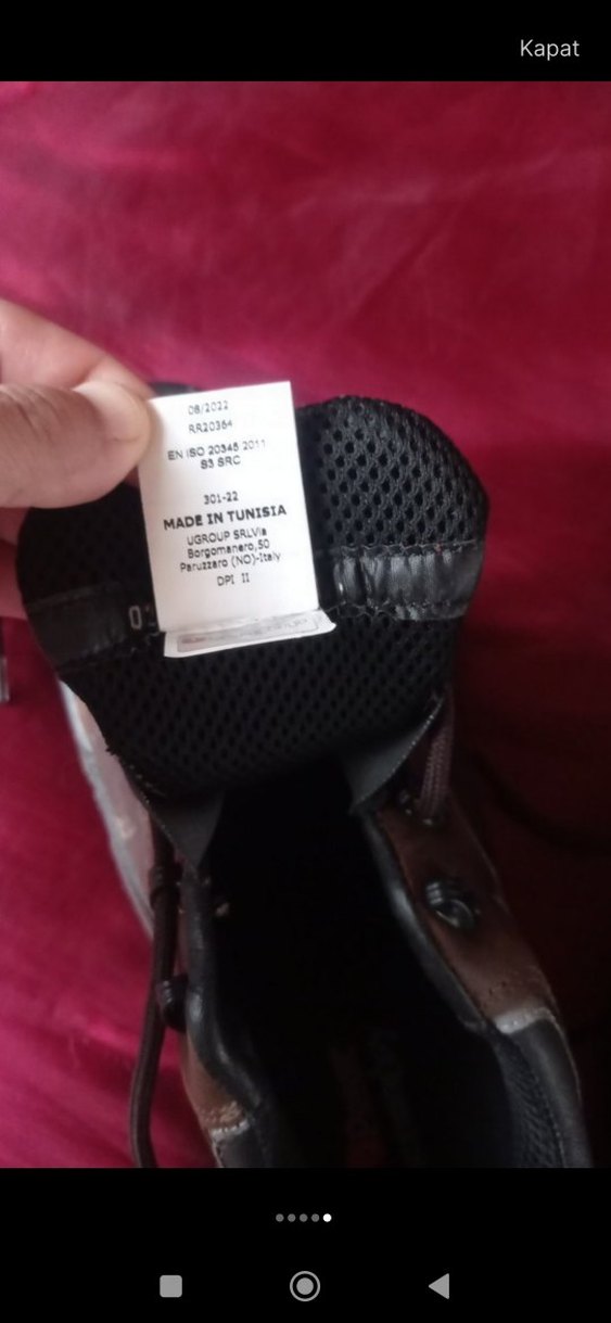 iş ayakkabısı önü Demirli - Görsel 5