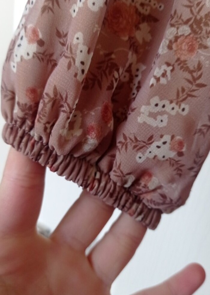 Şifon elbise - Görsel 4