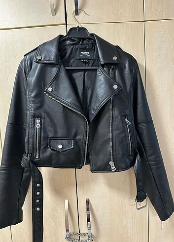 Pull and Bear Pull and bear deri ceket