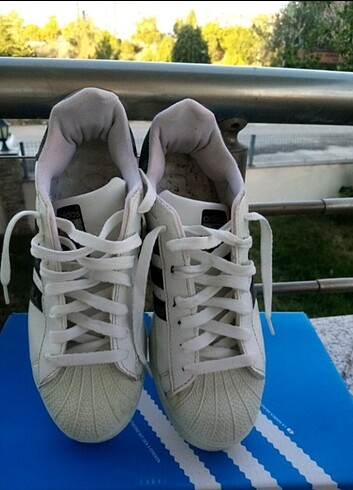 Adidas TERTEMİZ ADIDAS SUPERSTAR KADIN AYAKKABI