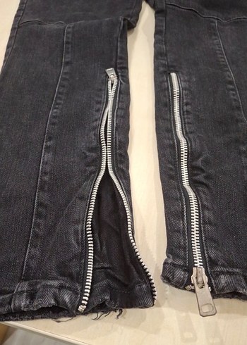 Fermuarlı Jean - Görsel 4