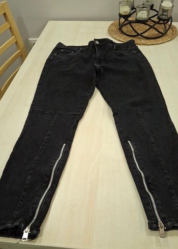 Fermuarlı Jean - Görsel 2