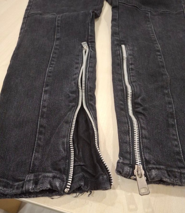 Fermuarlı Jean - Görsel 4