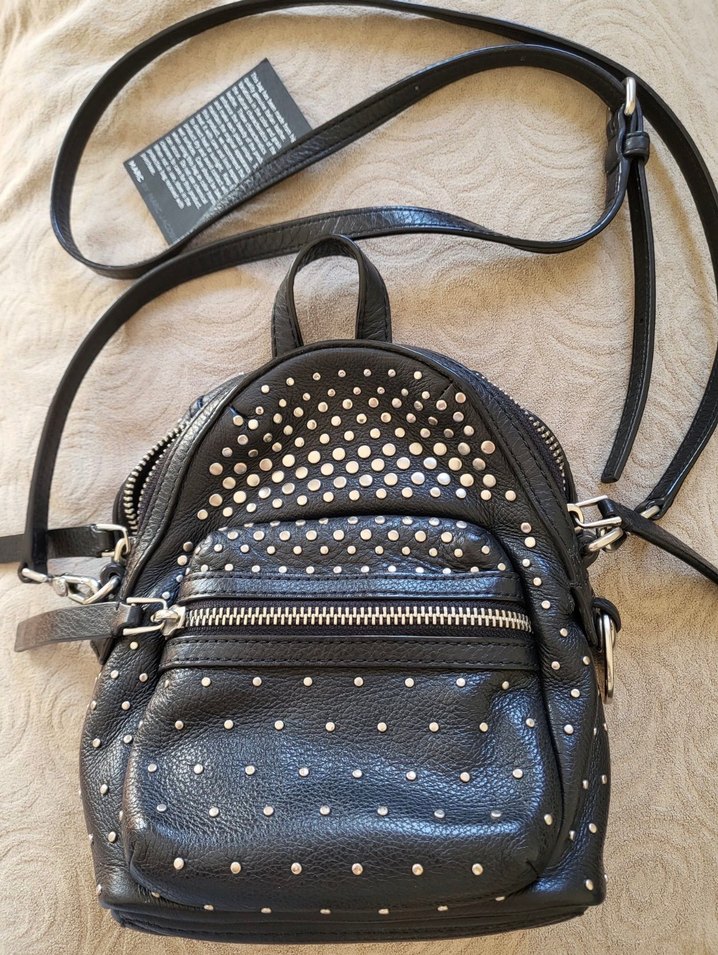 Marc Jacobs Deri Biker Çanta - Görsel 2