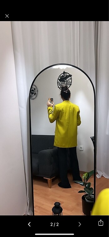 Desigual Zara blazer ceket sıfır ürün iki adet mevcuttur