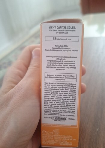 Vichy Capital Soleil SPF 50 Tonlu Yüz Kremi - Görsel 4