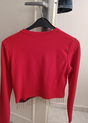 Bluz  kırmizi - Görsel 2