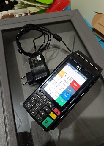 Siyah Taşınabilir Yazar Kasa ve Yazıcı POS CİHAZI - Görsel 2