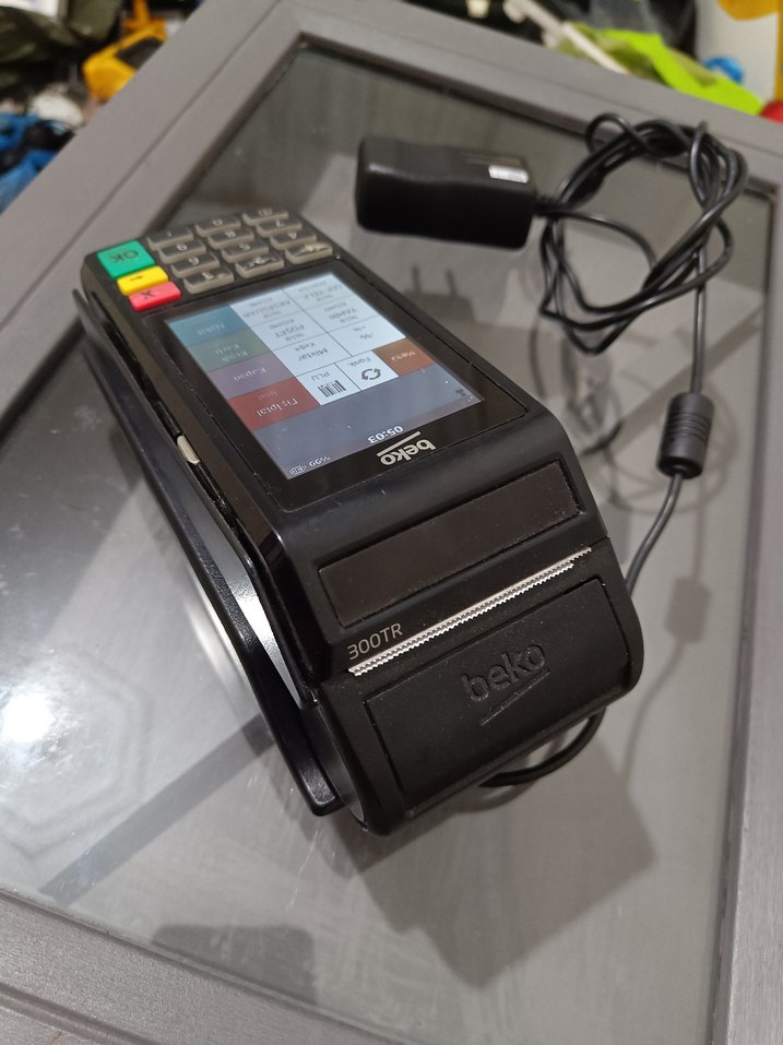 Siyah Taşınabilir Yazar Kasa ve Yazıcı POS CİHAZI - Görsel 3