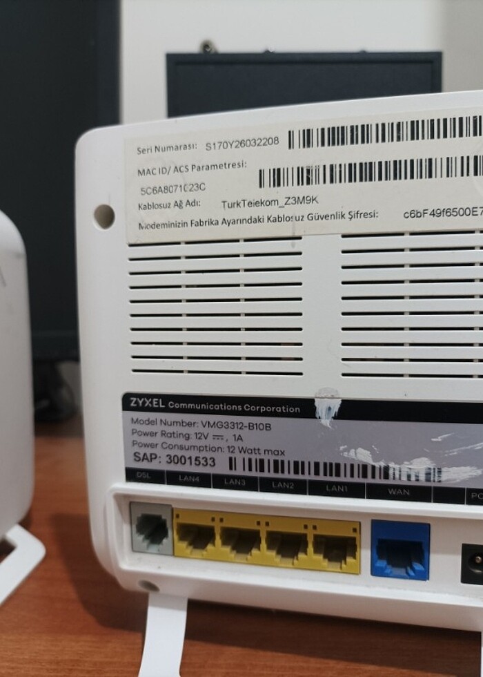 TÜRKTELEKOM MODEM  VDSL MODEM - Görsel 5