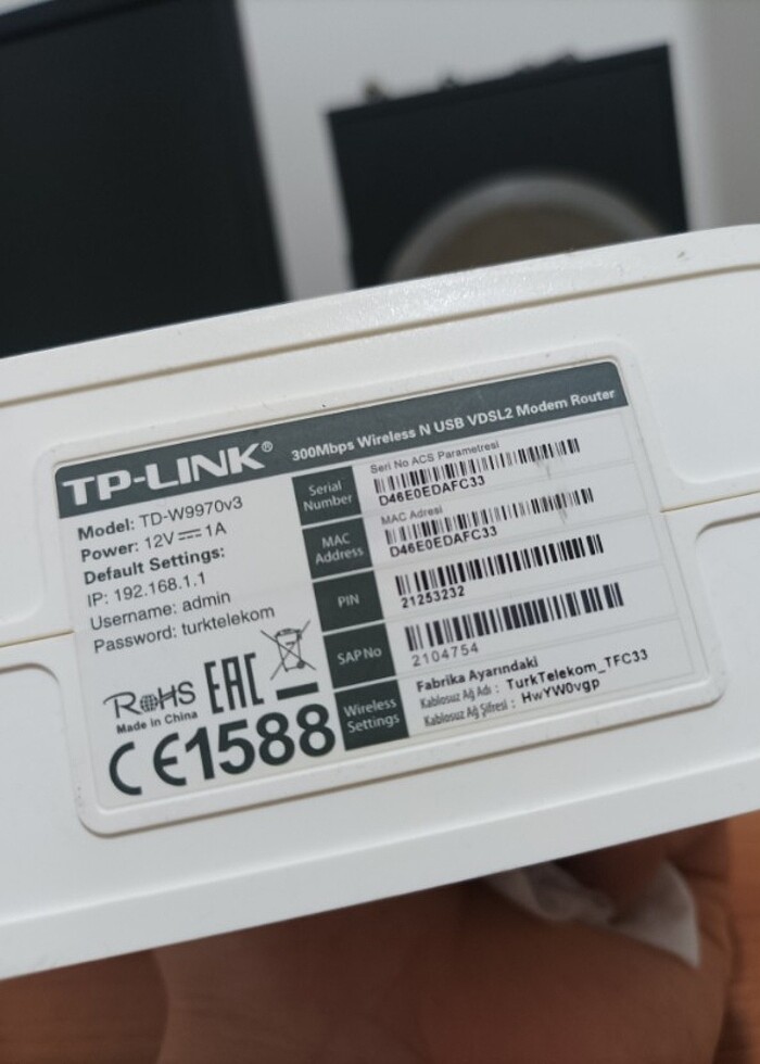 Türktelekom tp-link modem - Görsel 3