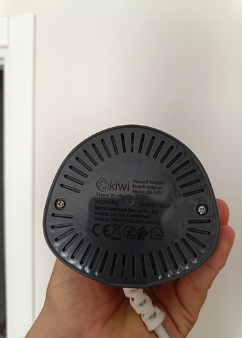 Beyaz Gri Kiwi El Tipi Buharlı Ütü - Görsel 4