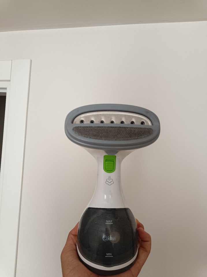 Beyaz Gri Kiwi El Tipi Buharlı Ütü - Görsel 2