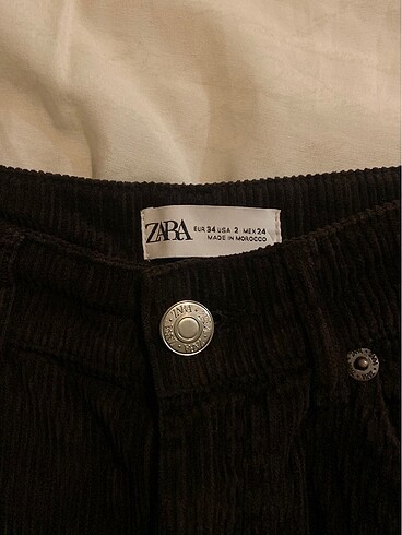 xs Beden kahverengi Renk Zara Pantolon