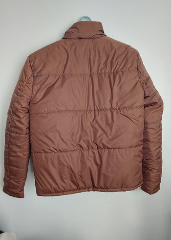 Kahverengi erkek Kışlık Mont - Görsel 5