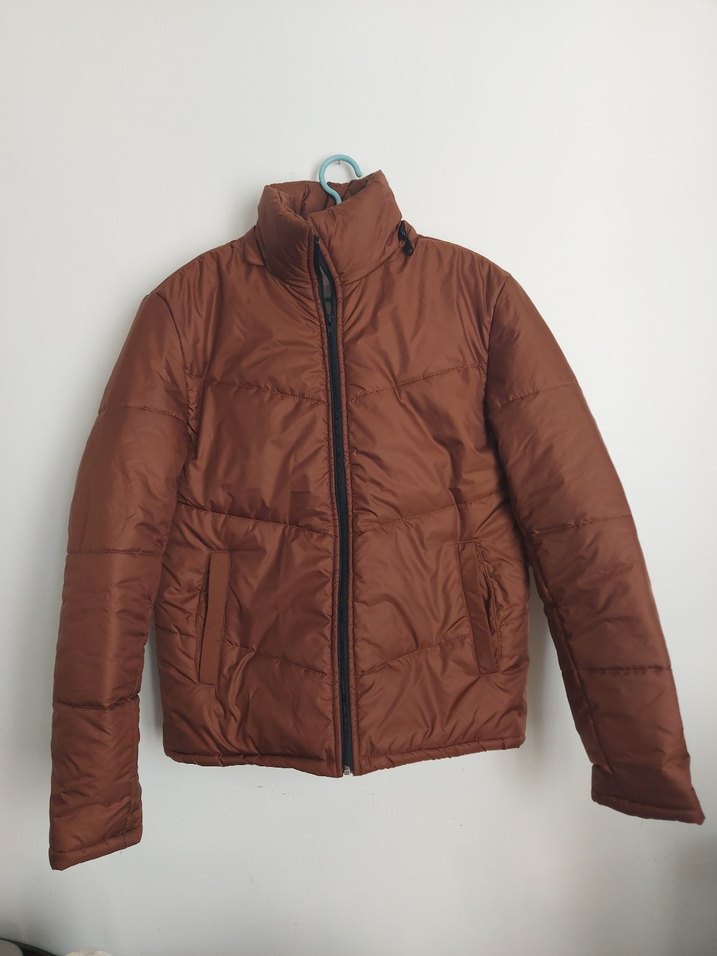 Kahverengi erkek  Kışlık Mont - Görsel 2