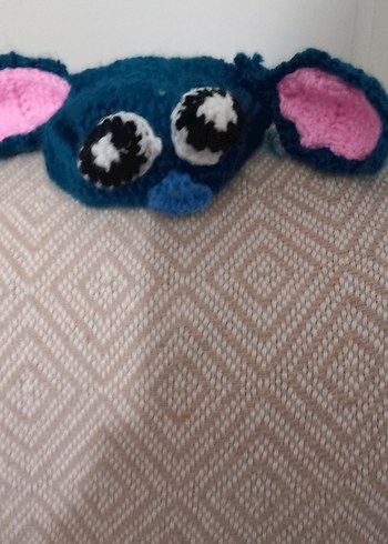 Renkli Örgü Kedi Şapkası - Görsel 6