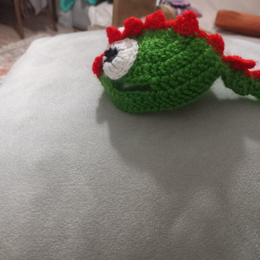 Renkli Dinozor Desenli Kedi Şapkası - Görsel 4