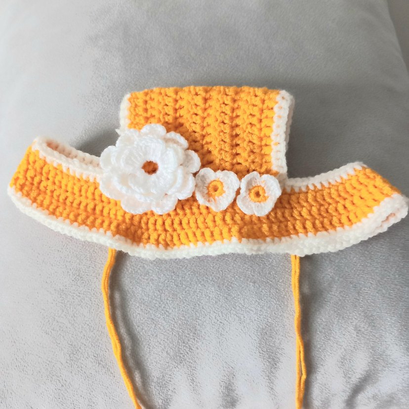 Sarı Dantel Bohem Nakışlı Köpek Kıyafeti - Görsel 3