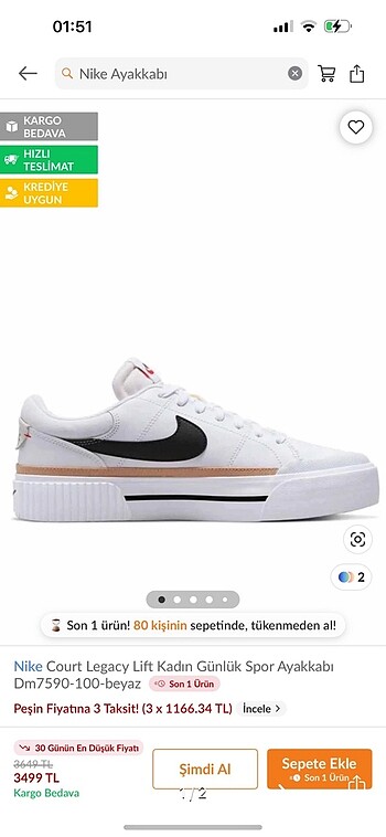 Nike ayakkabı