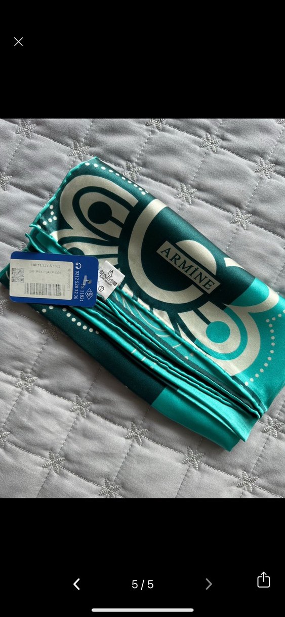 Armine ipek eşarp - Görsel 3