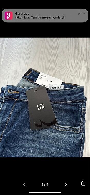 Ltb sıfır kot pantolon