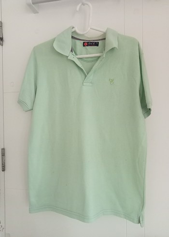 Pastel Yeşil Erkek Polo Tişört