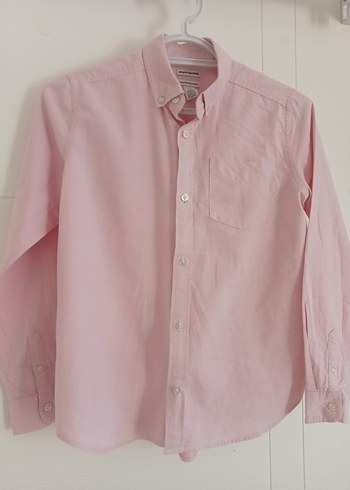 Pembe Keten Gömlek